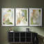 Verdure I - Impression personnalisée de qualité supérieure avec passe-partout - 3 pièces-249229272-249229283
