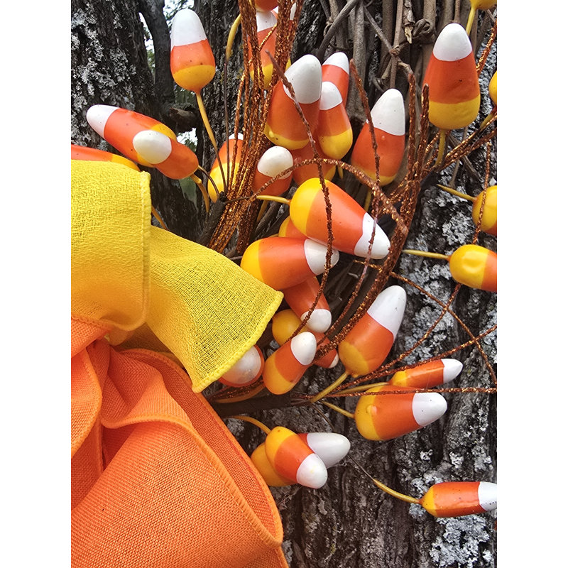 Candy Corn Wreath