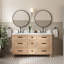 Meuble-lavabo double avec comptoir ARIEL-131238906-131238901-99405064
