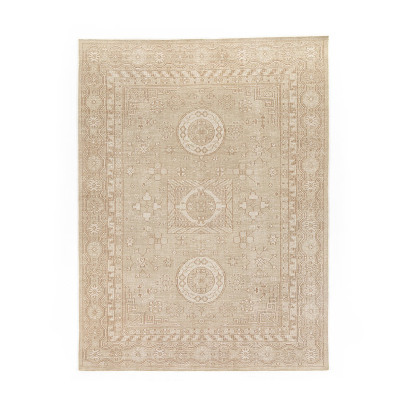 Tapis Arwen, Rectangle 9 pi x 12 pi, Crème