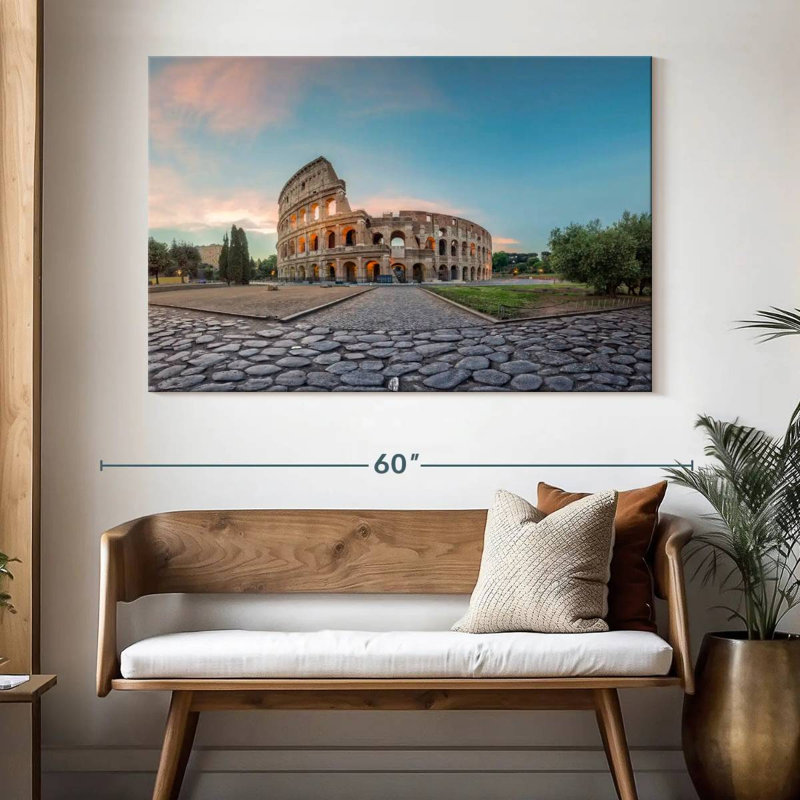 Lilie The Roman Colosseum, 34" H x 51" W