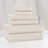 Amberg Viscose Cotton Blend Medium Weight Textured Ribbed 6 Piece Towel Set-106803646