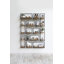 10" Wide Metal Frame 2-Tiered Wall Shelf