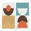 Creative Creative Designs in Retro Colors XIII - Ensemble de 2 peintures-1145553787-1145553788