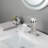Waterfall Spout Bathroom Faucet,Single Handle Bathroom Vanity Sink Faucet-117992736