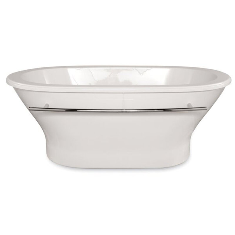 Kellie 70'' x 40'' Bathtub, Satin Chrome