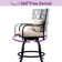 Square 4 - Person Outdoor Bar Height Dining Set with 29"W Stools
