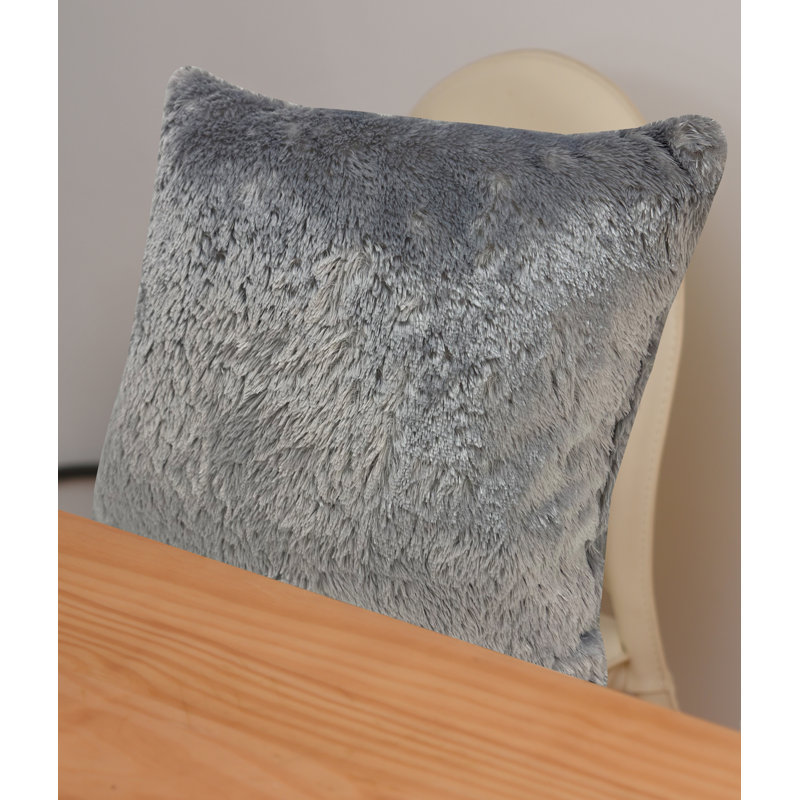 Madison Faux Fur Throw Pillow