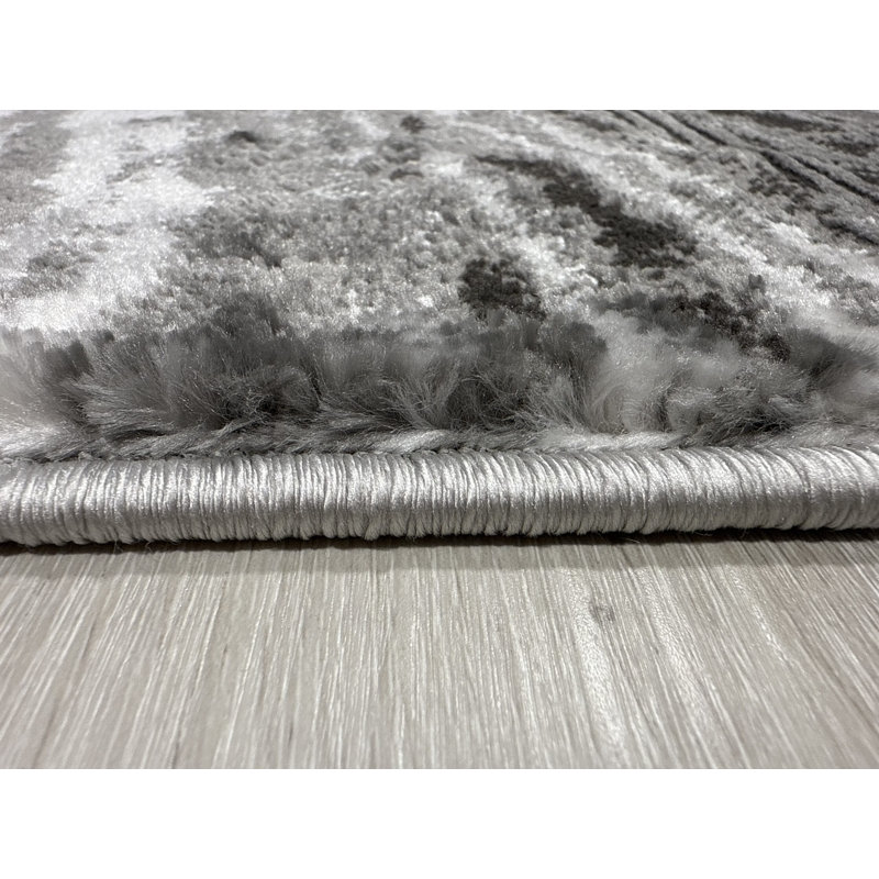 Abstract Flow Tabernash Rug Contemporary Modern Carpet For Living Room, Runner 2'8" x 8'2"