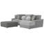 Méridienne 2 pièces avec coussins de siège Stafford, coussins décoratifs et repose-pieds cocktail Stafford-1369162034-1369162037