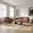 Leno 86" Upholstered Sofa-1372084060