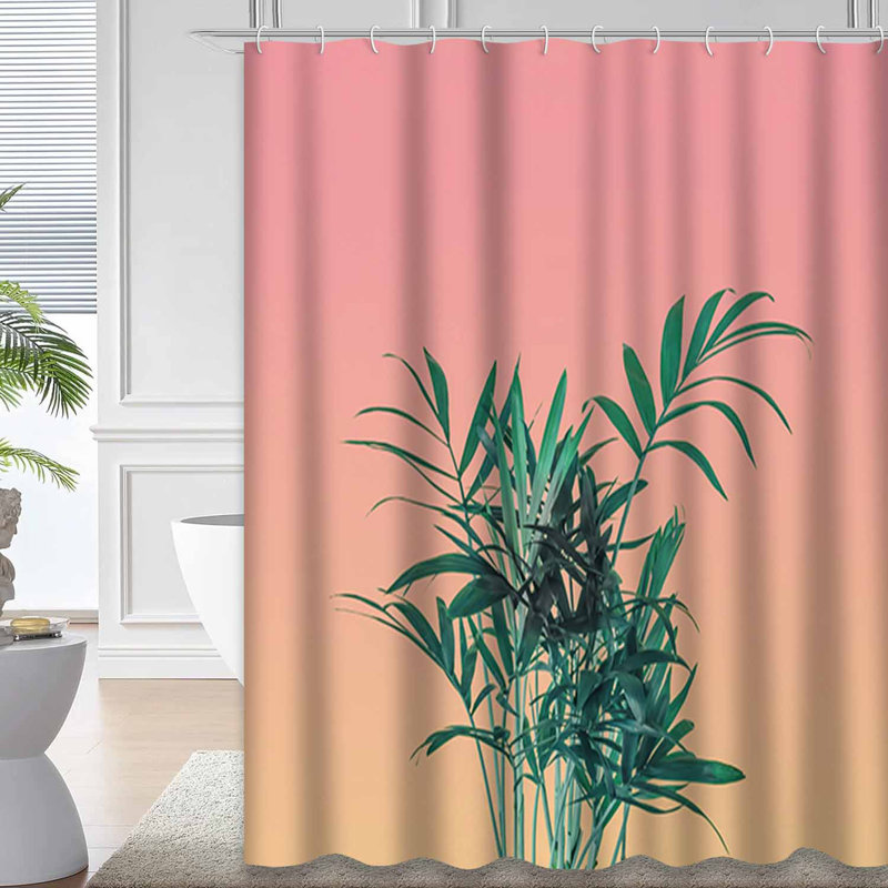 Rideau de douche Palm Tree, L 72 po x l 72 po