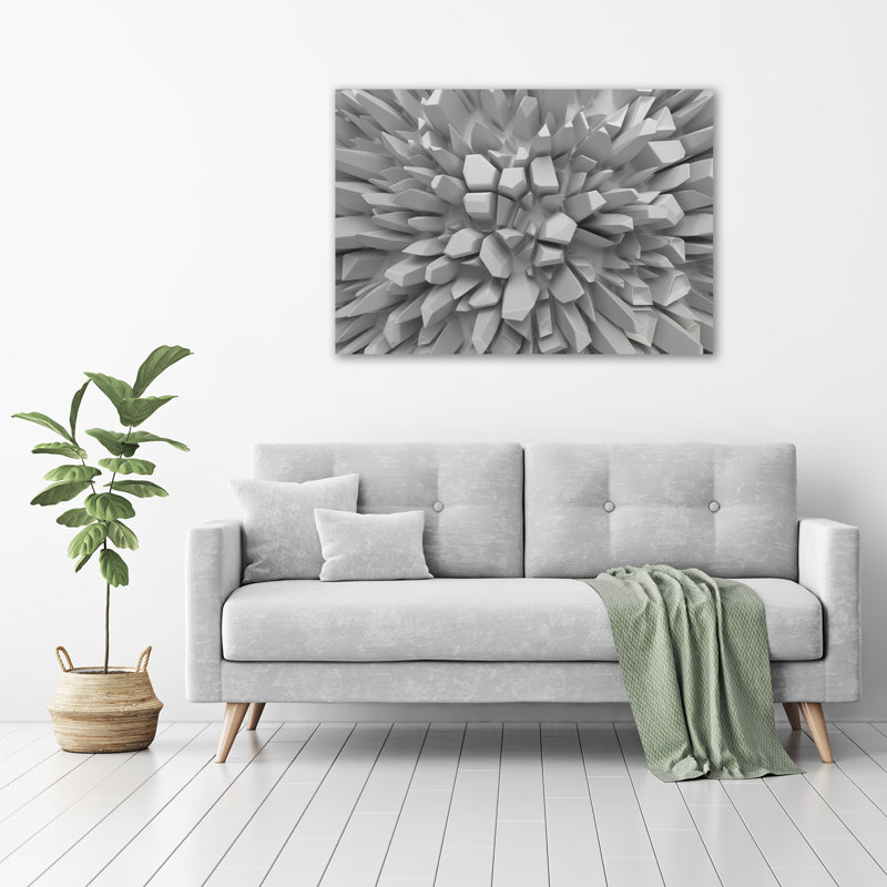 3D Abstraction - Wrapped Canvas Print