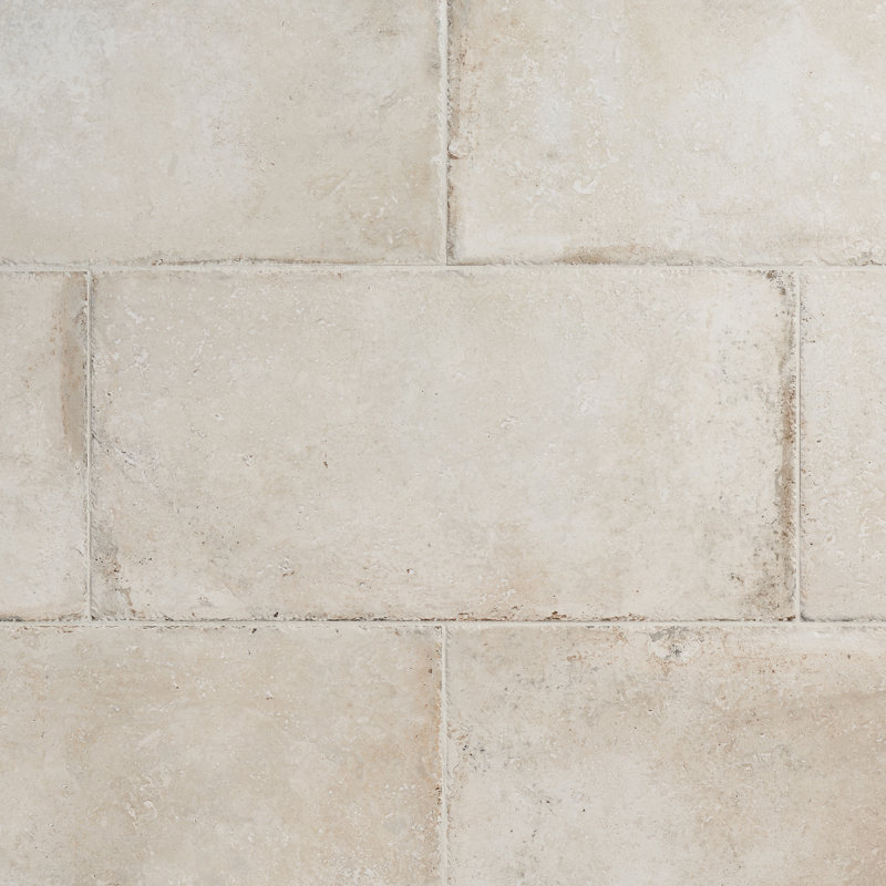 Alcazar 12x24 Travertine Look Matte Porcelain Floor and Wall Tile, Pergamo