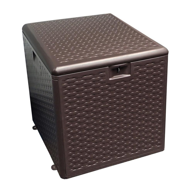 Plastic Development Group 19.5'' W 28 Gallons Water Resistant Resin Deck Box in Brown