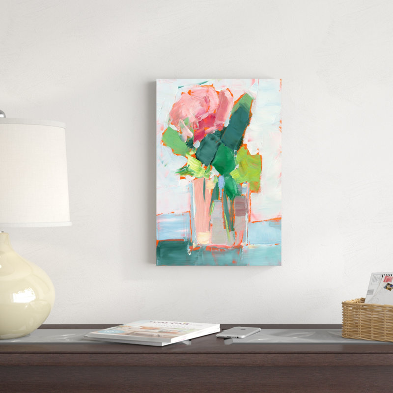 Fleurs coupées II, H 18 po x l 12 po x P 1,25 po