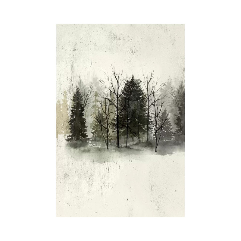Estampe numérique sur toile Treeline I