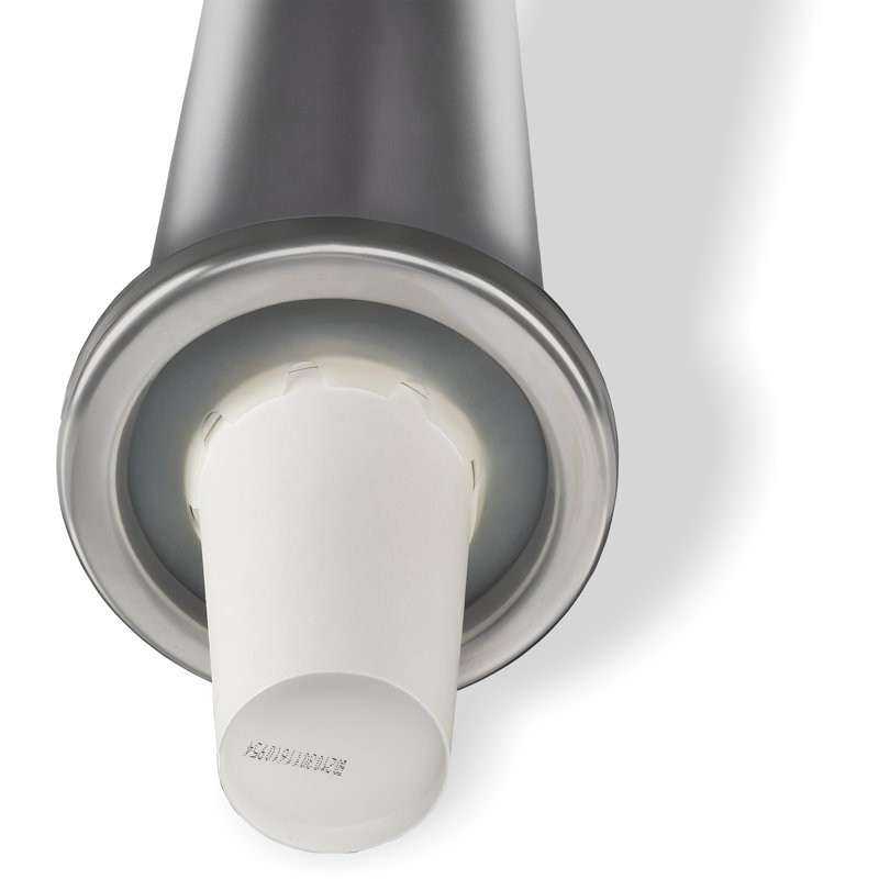 Tasse jetable en acier inoxydable