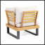 CHAISE D'ANGLE SEBASTIEN + TABLE BASSE