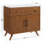 Meuble-lavabo simple 37 po Mid-Century
