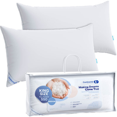 Premium Medium Down Bed Pillow