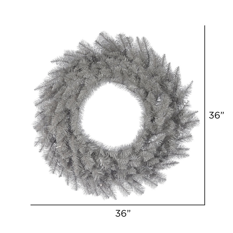 Couronne de sapin artificielle, Oregon, H 36 po x l 36 po x P 3 po