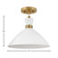 Luminaire suspendu conique à 1 lumière Kita-69559463