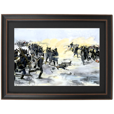 Battle Of Princeton By Frederick Coffey Yohn