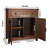 Veronda Storage Cabinet with Large Drawer and Doors, Solid Poplar Hardwood Structure Sideboard