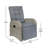 Vilborg Indoor/Outdoor Wicker Rattan Recliner with Flip-Up Side Table-1815736243-1815736240