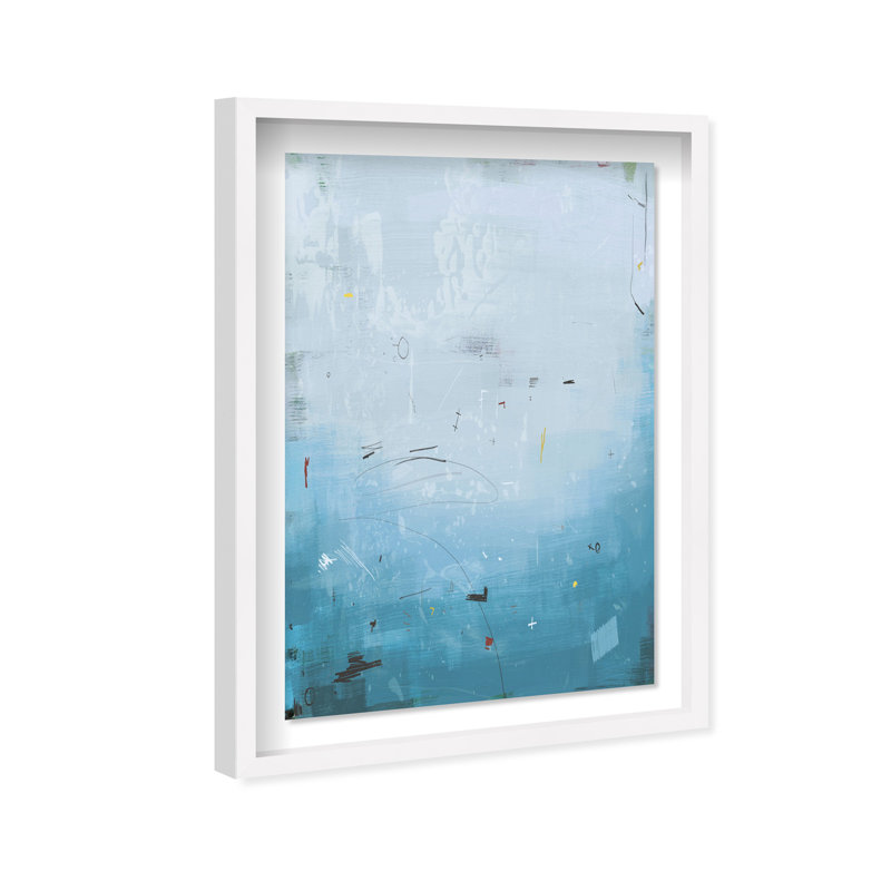 Oliver Gal Gradients 4 Abstract - Luxury Shadowbox Framed Wall Art, 55.5" H x 37.5" W