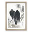 Two Crows by Kawanabe Kyosai - Framed Print-55614566-55614569