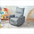 Ijahnae Faux Leather Swivel Power Recliner-1843622407-1838848789