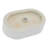 19.31X12.19 Inch White Ceramic Oval Vessel Bathroom Sink