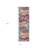 18' Yellow And Blue Abstract Runner Rug
