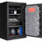 2.02 Cubic Ft Safe With Programmable Alarms And Warning Signals 2 Pin Codes Fire Protection Feature