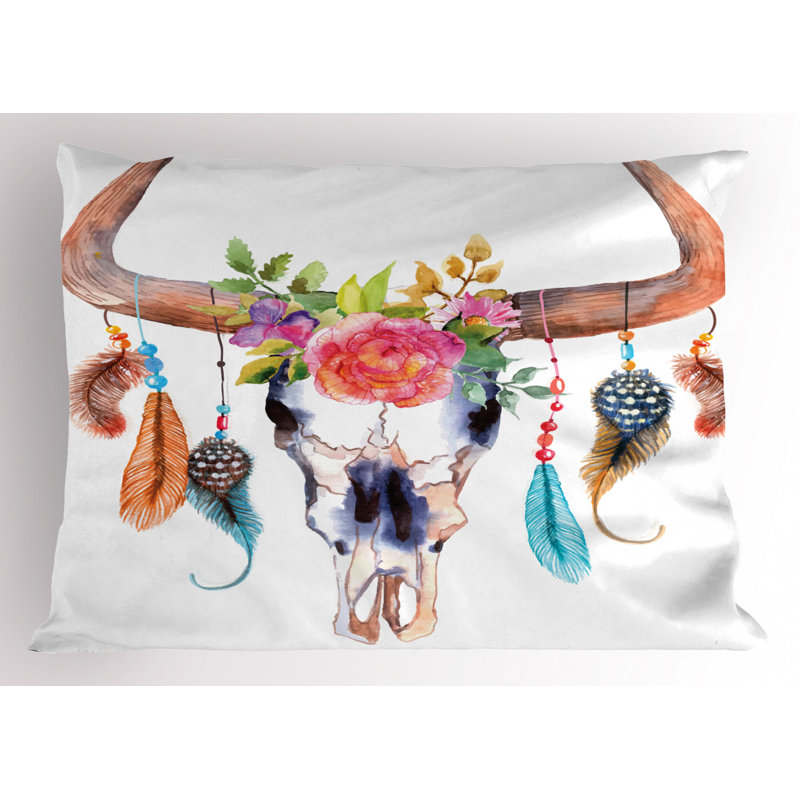 Feathers Polyester Sham Set, Twin