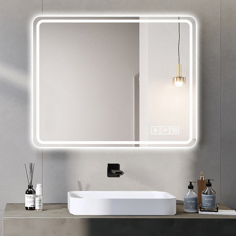 Horizontal and Vertical Rectangle Mirror, 39.4" x 31.5"