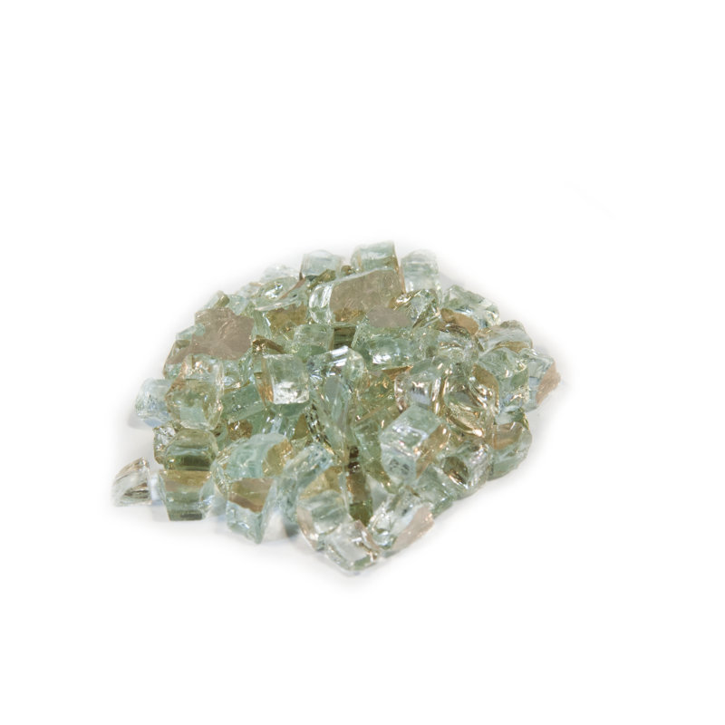 Accessoire de foyer d'extérieur en verre 0,25 po Dagan, Cristal, 1/4 po d'épaisseur