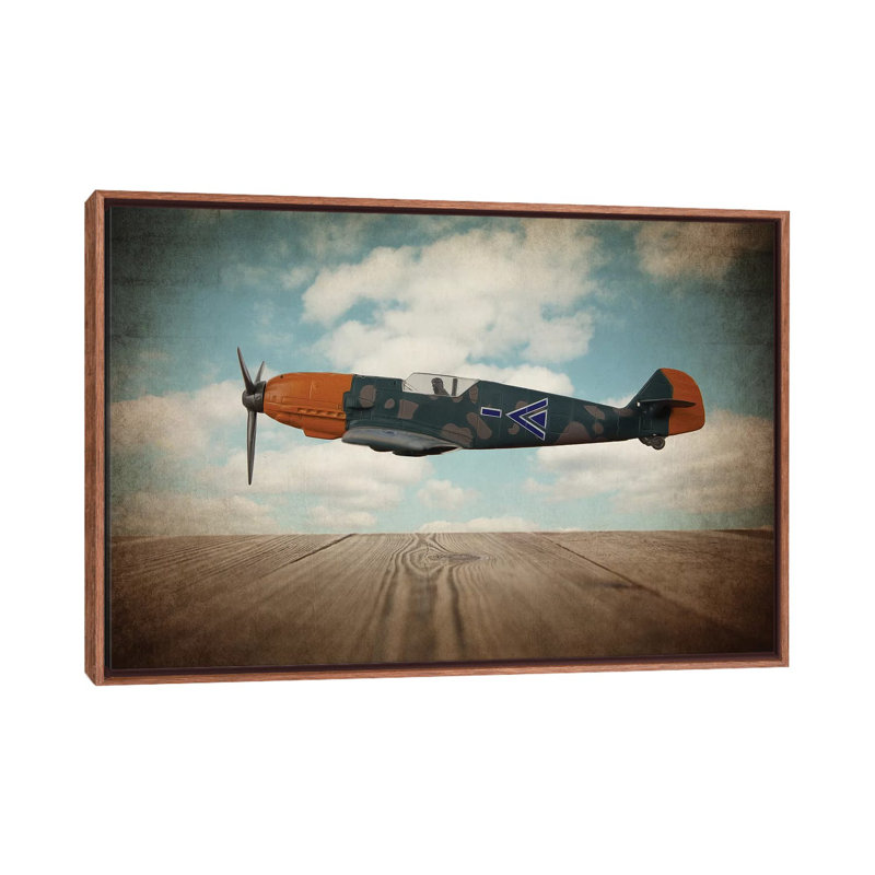 BF109 - Print on Canvas, Classic Brown Wood Framed, 66.04 cm H x 45.72 cm W
