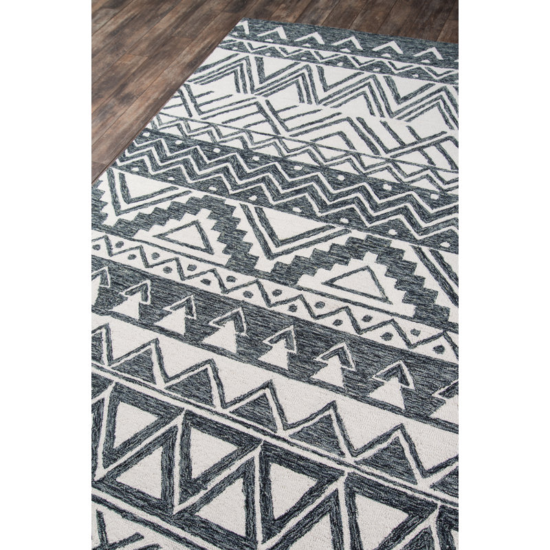 Adhley Wool Geometric Indoor Rug, Runner 2' X 8'