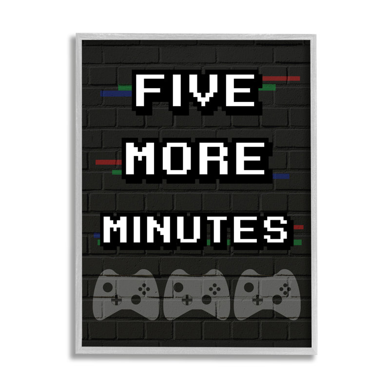 «Abdul-Azeez, cinq minutes de jeu vidéo», Estampe numérique Farmhouse, H 14 po x l 11 po x P 1,5 po