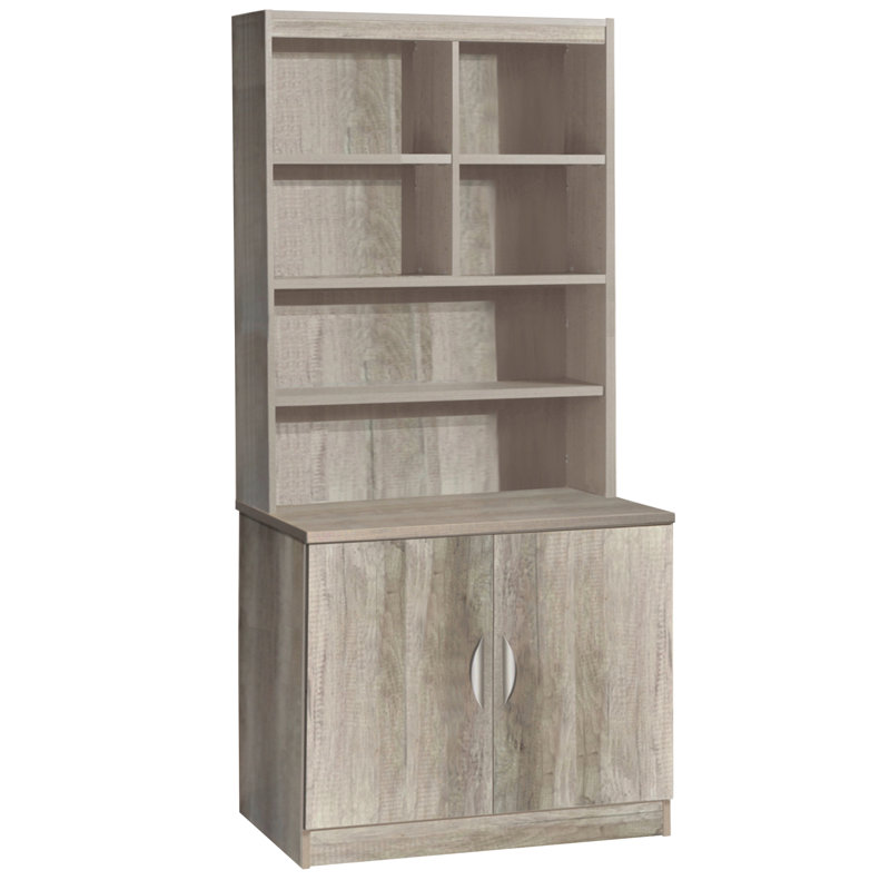Kingston 2 -Door Storage Cabinet, Grey Nebraska
