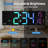 Large Digital Wall Clock With Remote Control, Big LED-1505120235