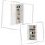 Armoire de rangement haute autoportante moderne avec tablettes réglables et portes arquées-1194379744-1194379742