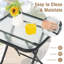 Table d'appoint en acier Asala