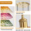 Luminaire suspendu coloré en verre, lampe suspendue réglable-715872348-715872351