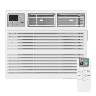 10000 BTU Window Air Conditioner, Cool Only Window Ac Unit With Remote, 500 Sq.ft, 3 Fan Speeds, Energy Star, Easy Install