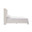 Lit tapissier moderne de haute tête de lit / tête de lit haute de 54 po / simplicité élégante / pas de sommier nécessaire / assemblage facile / très grand lit / chenille blanc crème-118673208