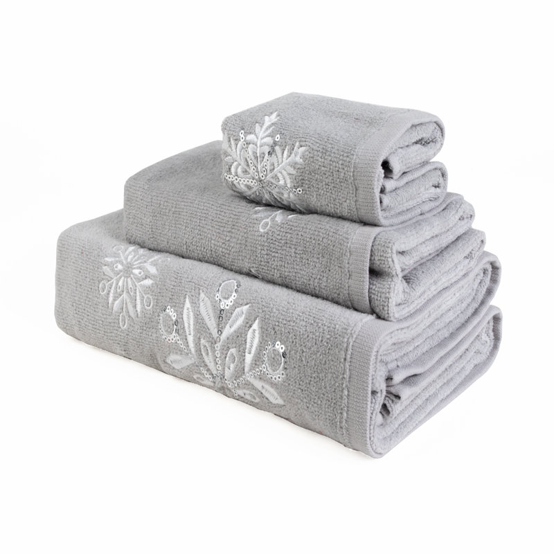 Ensemble de serviettes de Noël 3 pièces Durbin Home Luxury